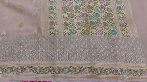 Elegant Pure Georgette Banaras Saree