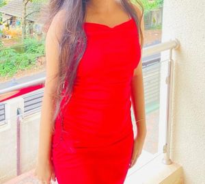 Elegant Red Bodycon Dress