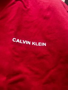 Red Calvin Klein T-Shirt