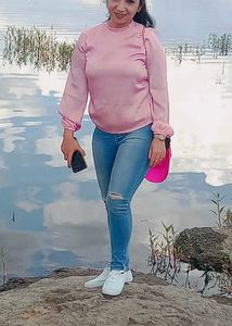 Pink Satin Fabric Top