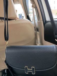 Imported Black Crossbody Bag