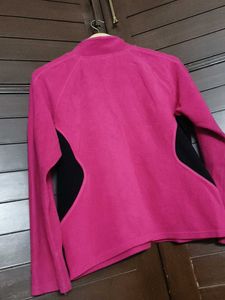 Champion Women Pink Fleece Jacket