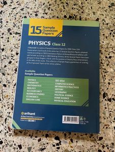 Physics Class 12 Sample Papers