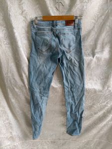 Skinny Ribbed Jeans