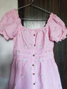 Cottagecore Pink Dress