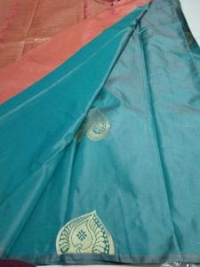 Elegant Teal Saree