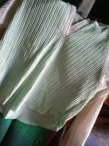 Crinkle Textured Green Top