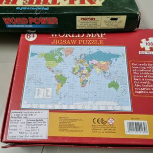 Frank World Map puzzle &amp; All the Best Game