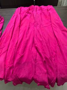 Pink Embroidered Kurta Set