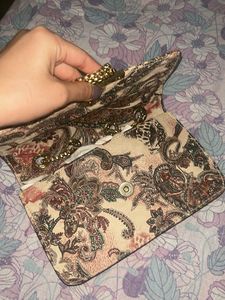 Flower Printed Sling Bag