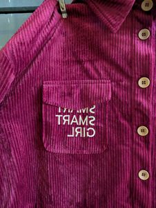 Maroon Velvet Jacket (Smart Girl)