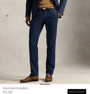 Ralph Lauren Navy Chinos Scannable Article