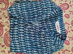 Blue Printed Tunic