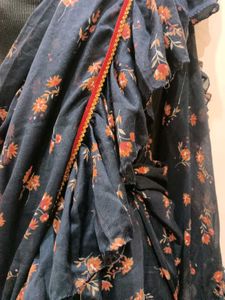 Fluffy Frill Saree