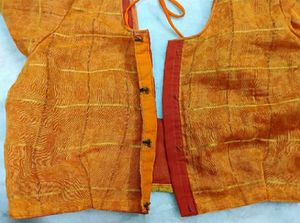 Orange color Cotton Blouse