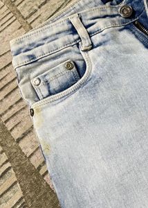 Light Wash Wide Leg Jeans