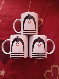 Cute Penguin Coffee Mug Pack Of ( 3 )