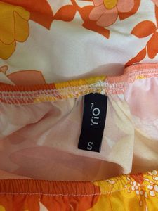 Floral Off-Shoulder Mini Dress