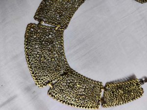 Vintage Gold Statement Necklace
