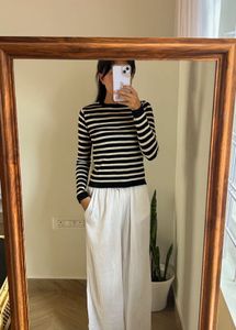 Korean Striped Sweater
