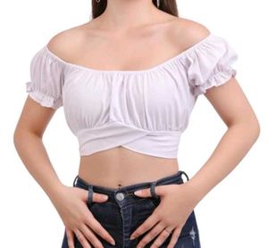 Whimsical Fairy Core Back Tie Crop Top