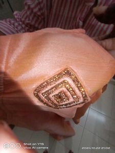 Peach Colour Long Gown