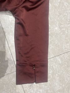 Cos Brown Silk Dress Cum Top