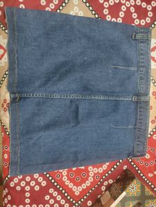 Denim Mini Skirt