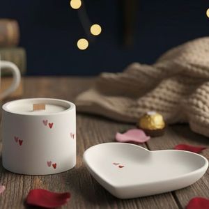 Handmade Concrete Candle &amp; Tray Set | Aesthetic Gi