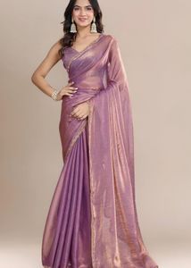 Elegant Purple Saree