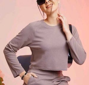 Long Sleeve Crop Top