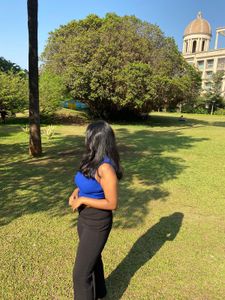 Blue Sleeveless Top