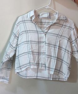 Black And White Lining Shirt