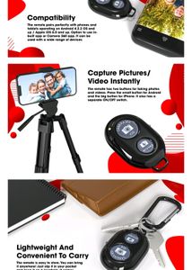 Camera Wireless Bluetooth Shutter Selfie Remote wi