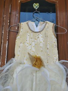 White Frill Frock 🌸
