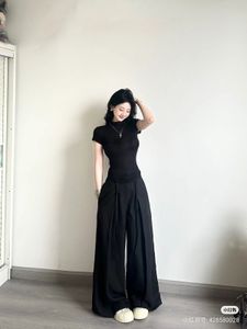 Imported ZARA Black Wide Leg Pants/ Trousers