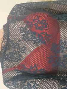 Black Lace Mini Dress