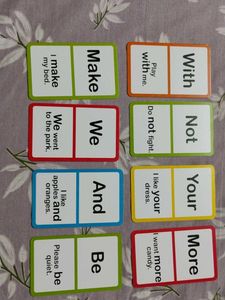 Kids Sight Words Flash Cards,3 Small Books