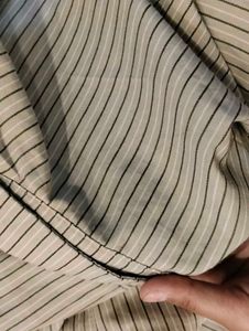 Striped Button-Down Shirt