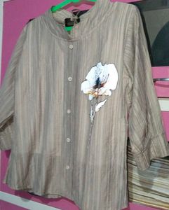 Floral Print Top - Size XL