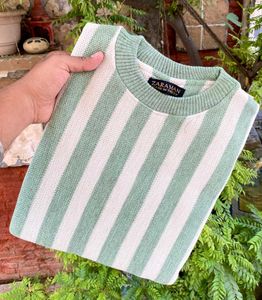 Striped Knit Sweater