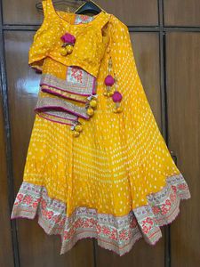 Jaipuri Bandej Lengha Choli With Duppata In Silk