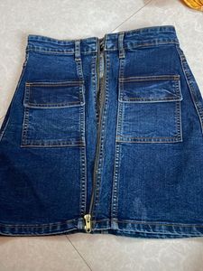 Denim Mini Skirt