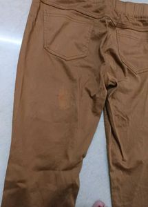 Brown Jeggings For Size 32 &#34;