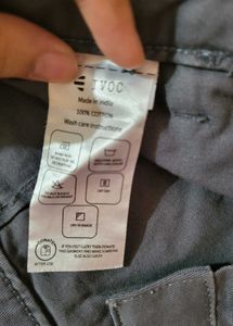 Grey Utility Cargo Pants