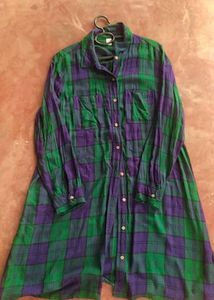 Plaid Shirt Dress