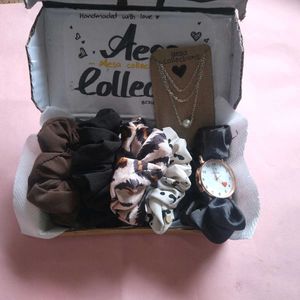 Choco Charm Luxe Set | Scrunchie Bundle 🖤