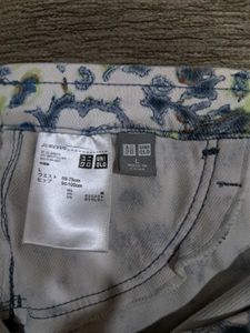 Floral Print Jeans Purchased From Japan
