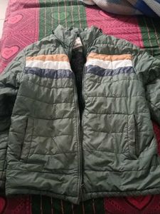 Stylish Striped Puffer Jacket
