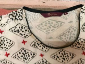 Used FullFlare AnarkaliKurti+RajasthaniPrint Kurti